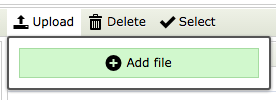 add file button