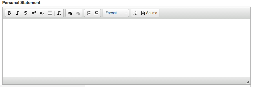 enter personal statement