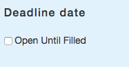 interface for date fields