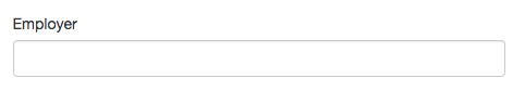 employer field