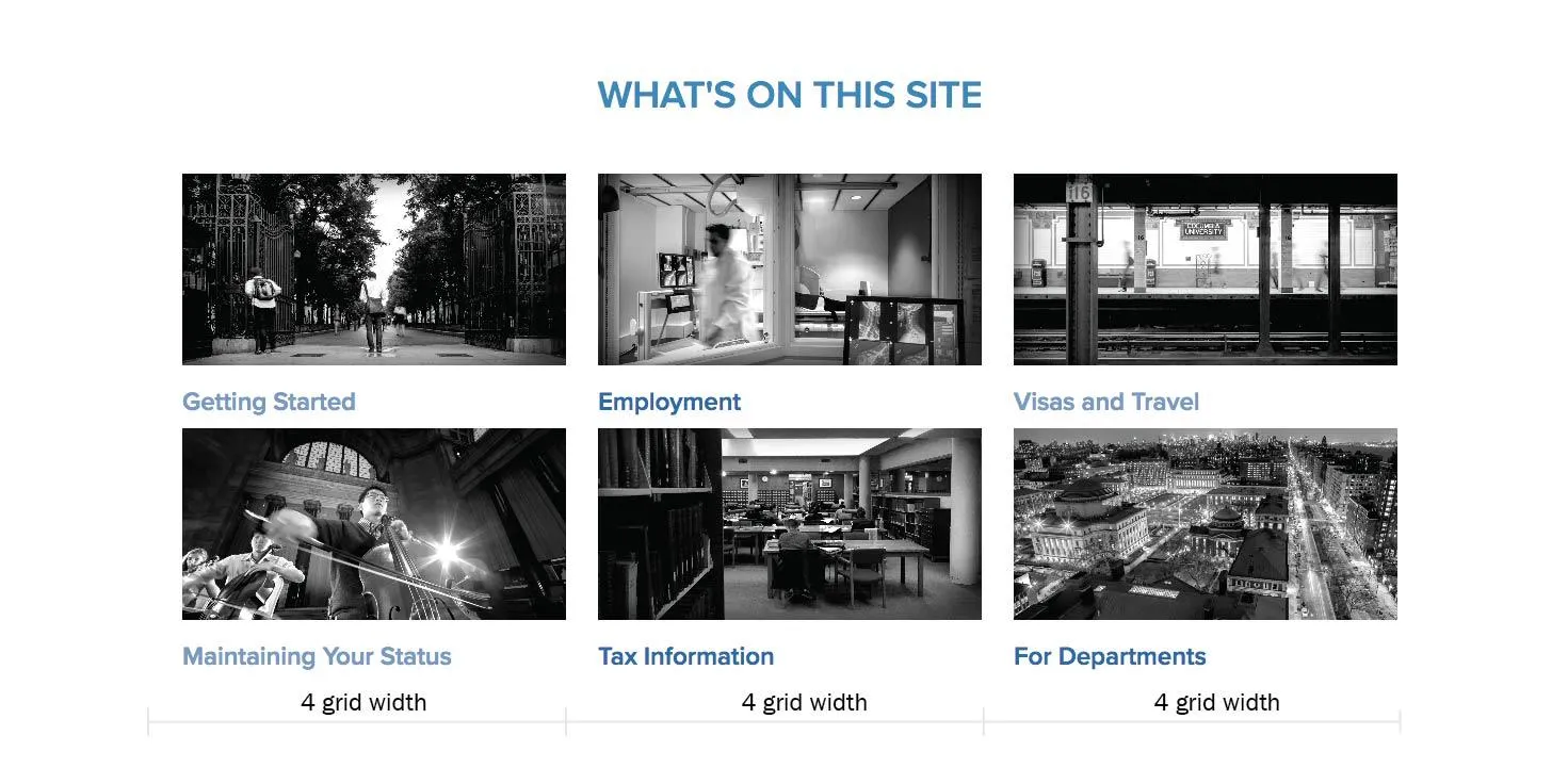 6 Image Cards in a Full-Width Section rendered