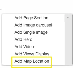 Add Map Location