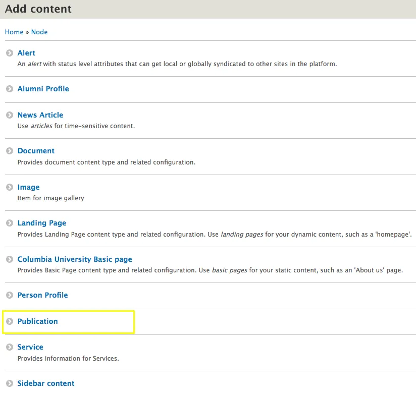 add Publication