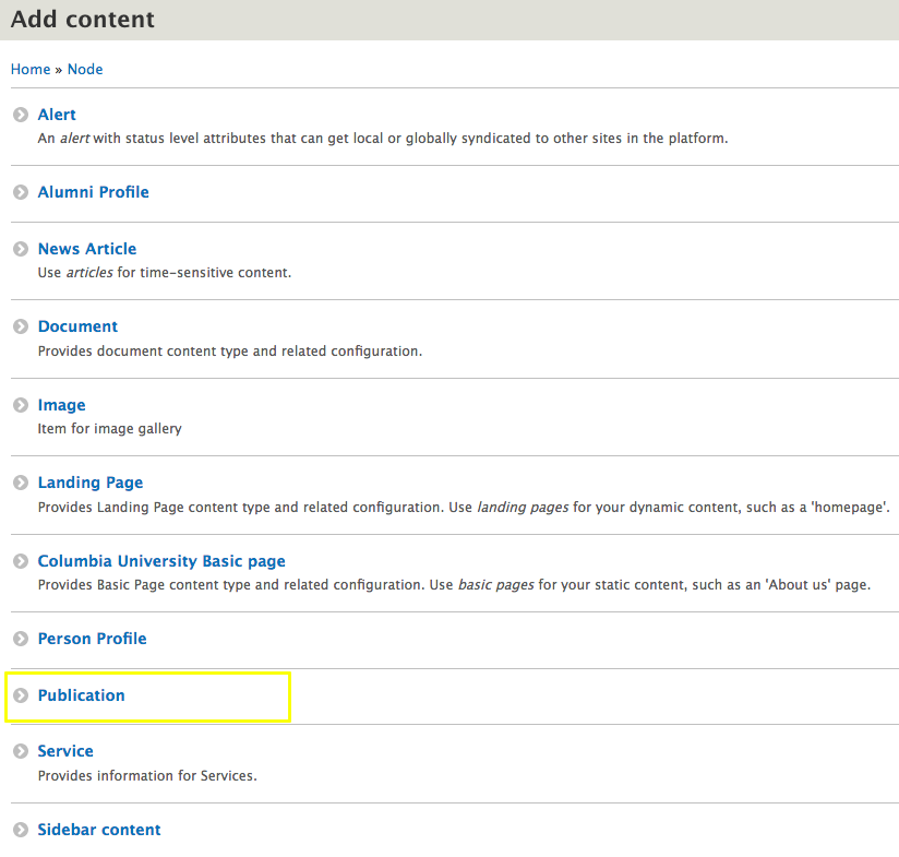 add Publication