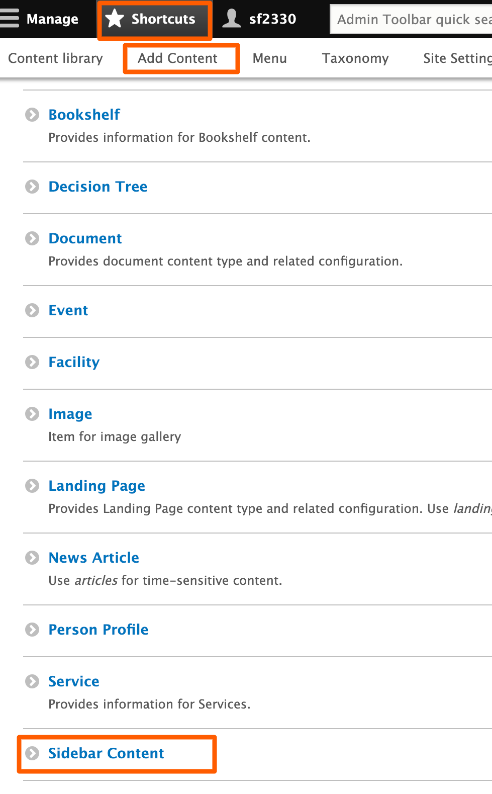 Add Sidebar