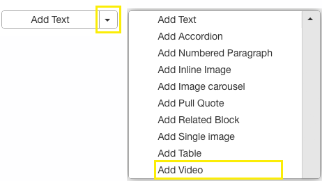 Add video