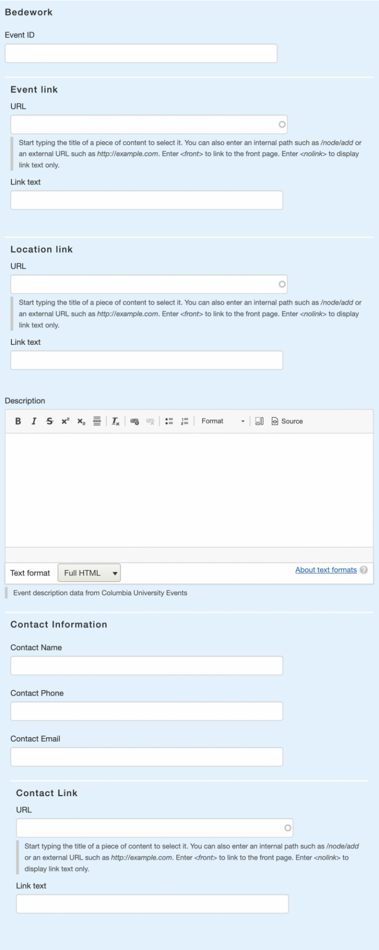 BedeworkSection
