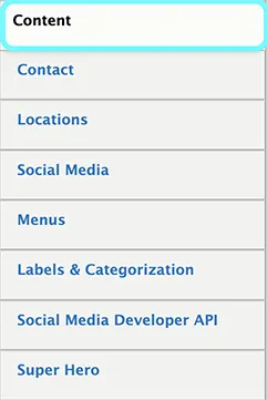 Text highlighting content as option to proceed to a new level 