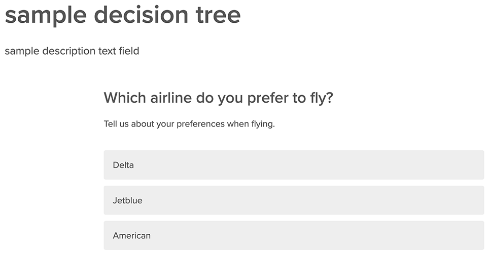 black sample decision tree text