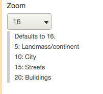 Set Zoom Level: