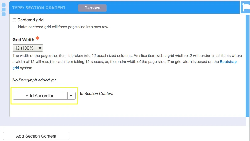 Add Content