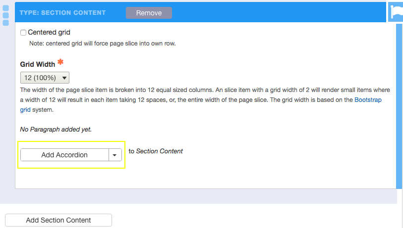 Add Content