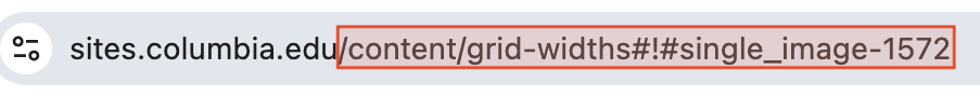text displaying url details for anchoring to another page