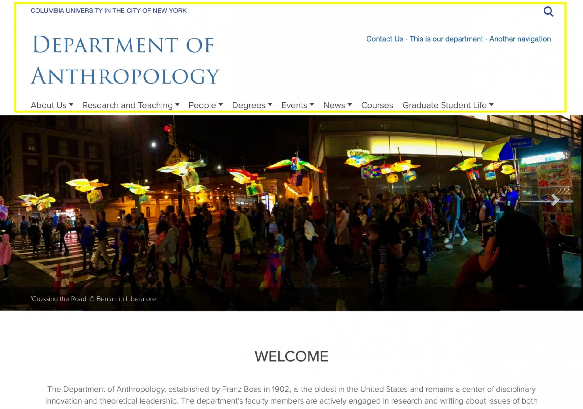 Current Header