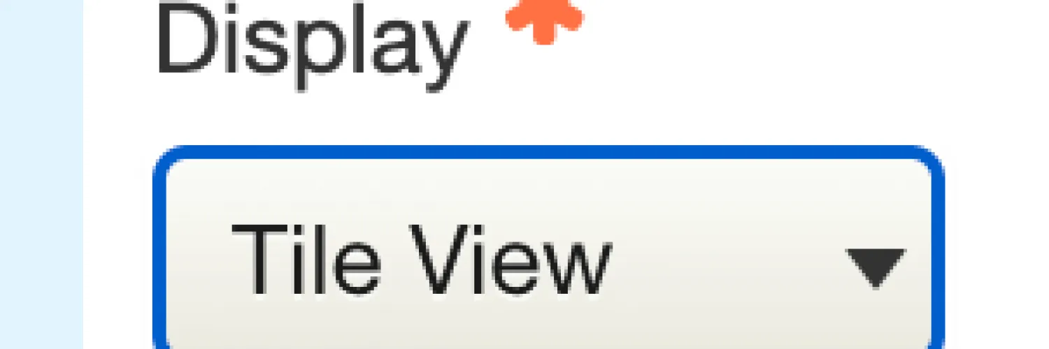 Choose a View Mode: Tile View or Cover Image
