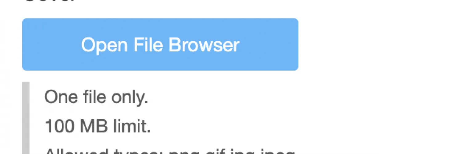 Add a Cover Image